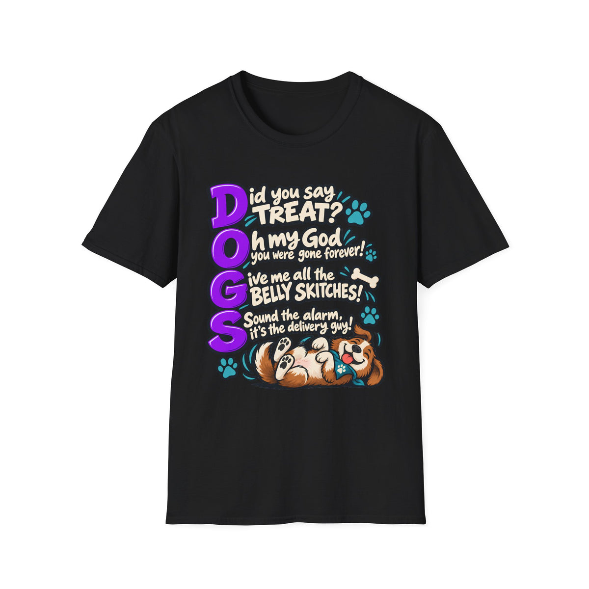 Violet DOGS   T-Shirt