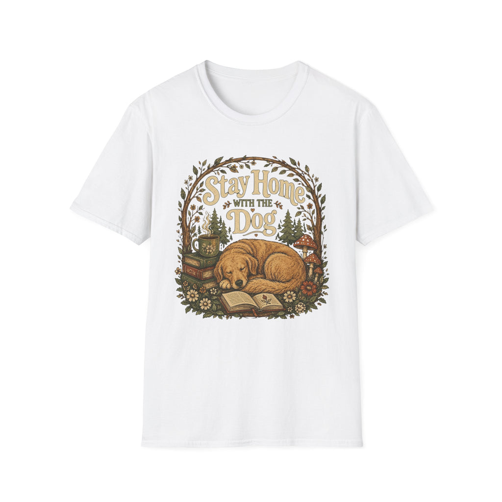 Stay Home With The Dog T-Shirt