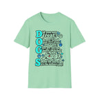 Teal DOGS   T-Shirt