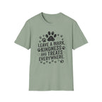 Leave A Mark Kindness And Treats Everywhere Dark Graphic T-Shirt