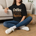 Coffee Dogs Repeat T-Shirt
