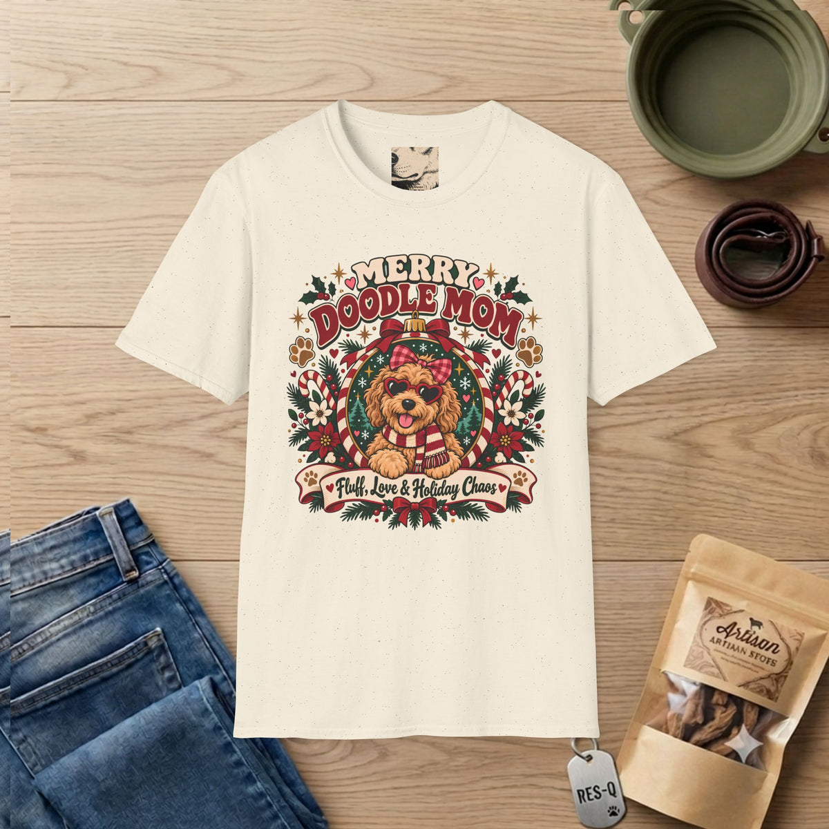 Merry Doodle Mom T-Shirt