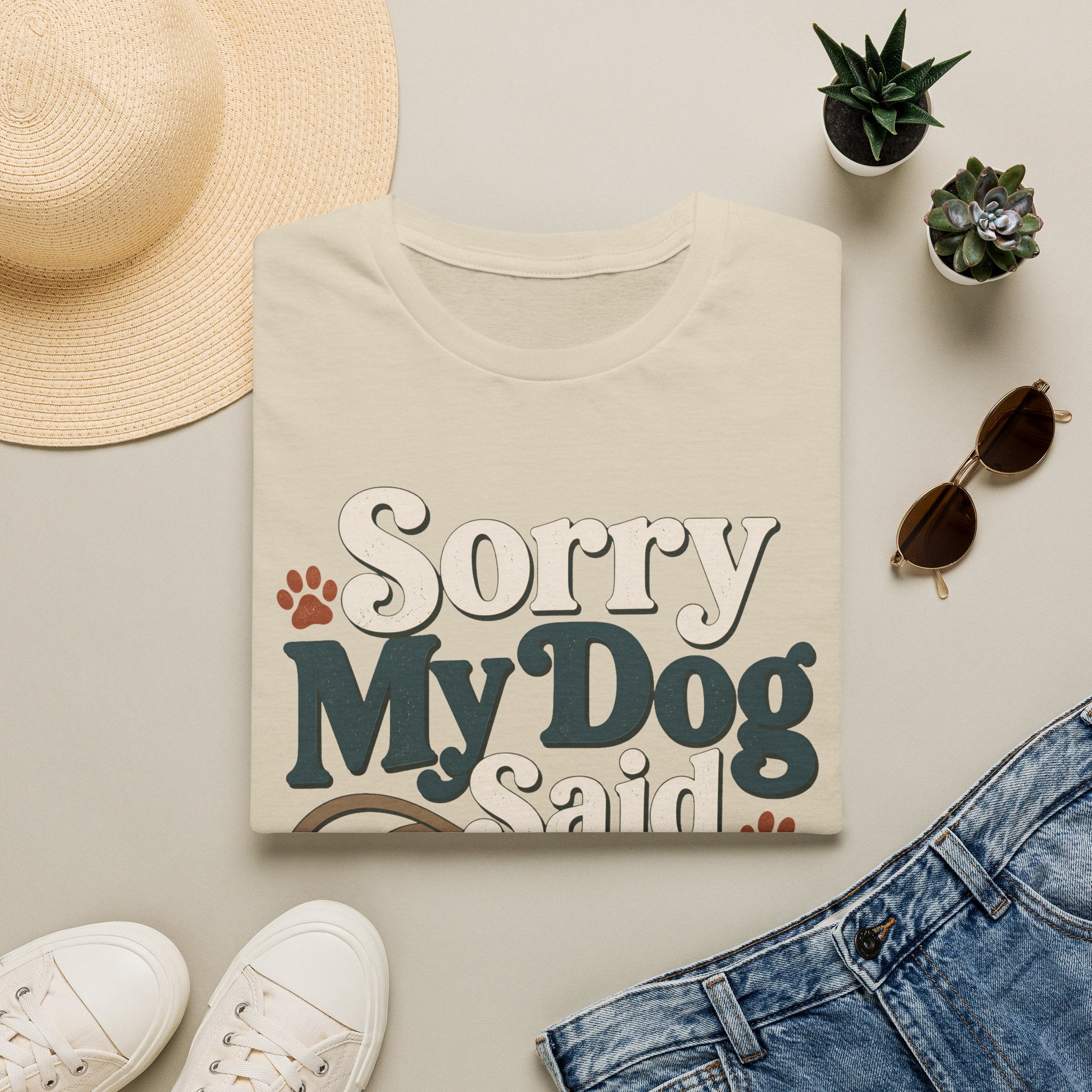 Sorry My Dog Said No T-Shirt