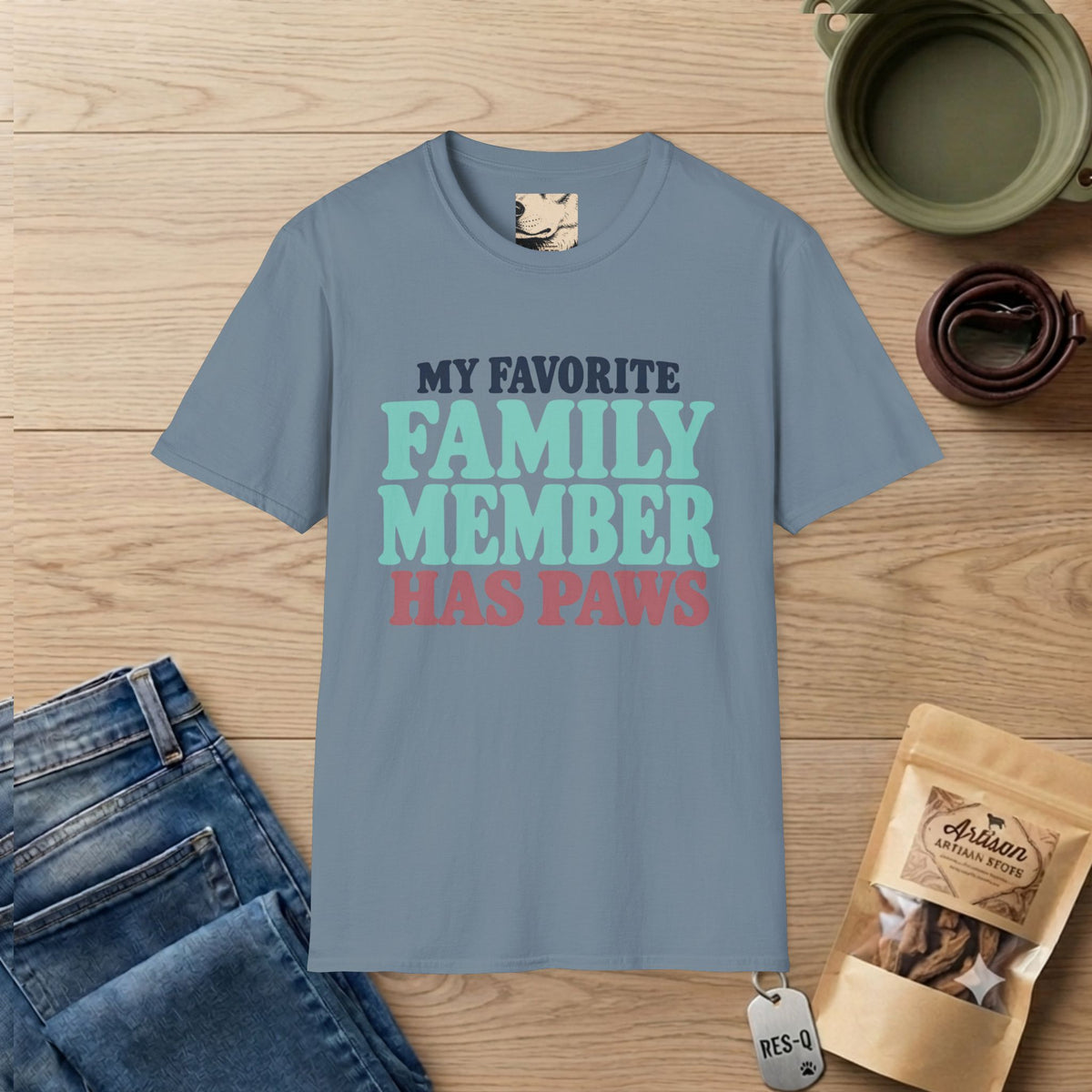 Favorite Family Text T-Shirt