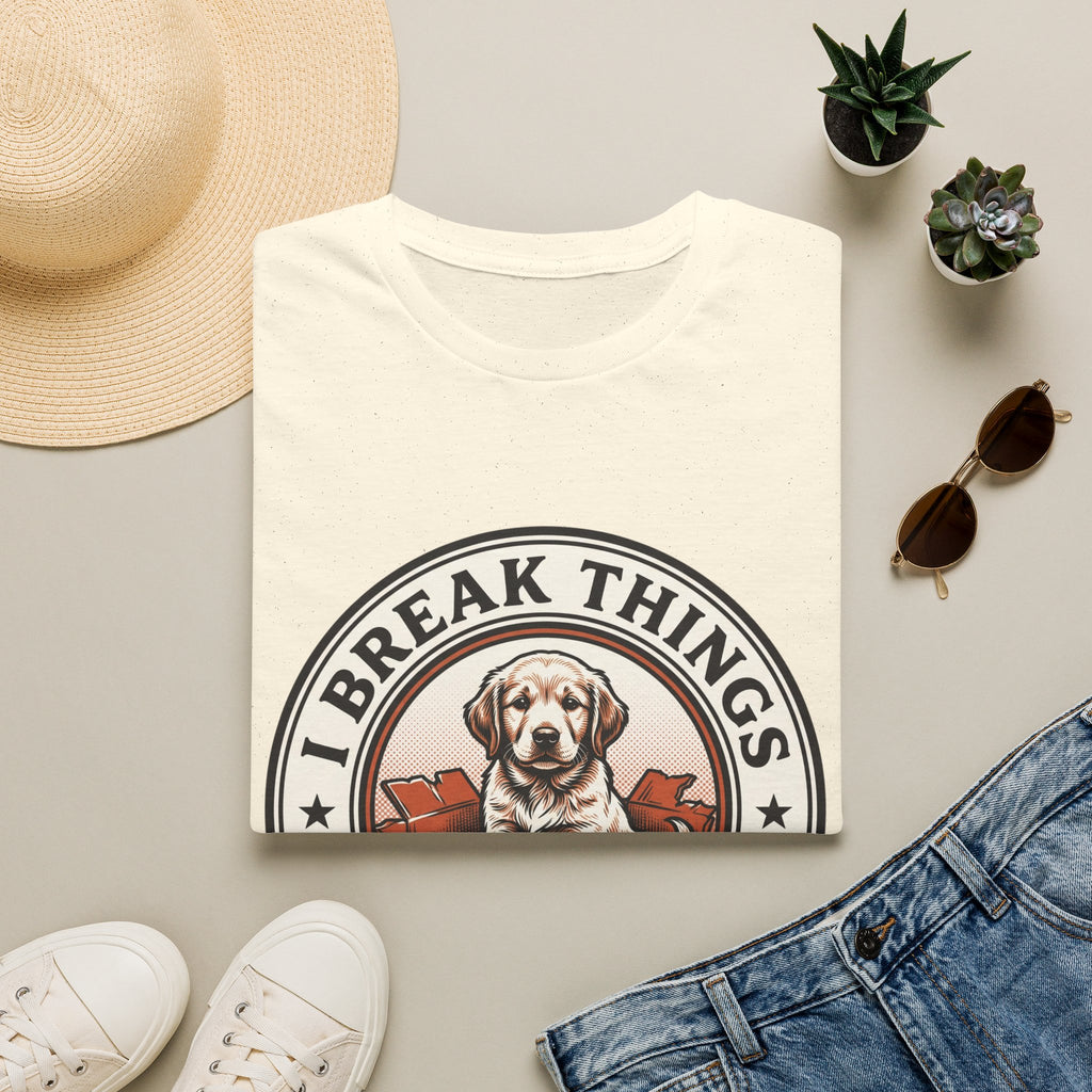 I Break Things I Eat Stuff Badge