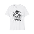 Leave A Mark Kindness And Treats Everywhere Dark Graphic T-Shirt