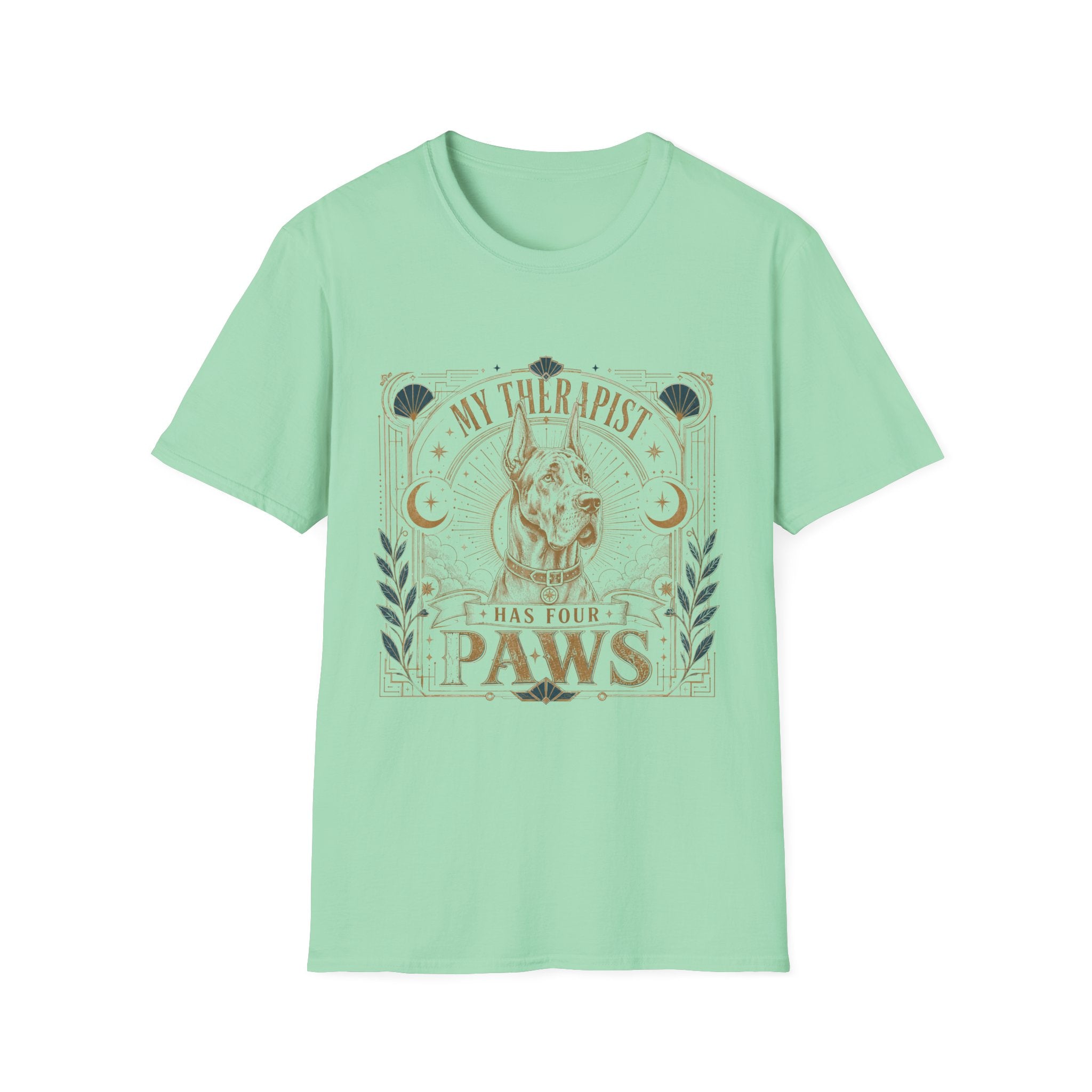 Great Dane My Therapist Has Four Paws T-Shirt