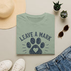 Leave A Mark Kindness and Treats Everywhere Pawprint T-Shirt