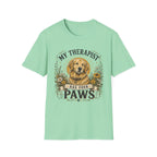 Golden Retriever My Therapist Has Four Paws T-shirt