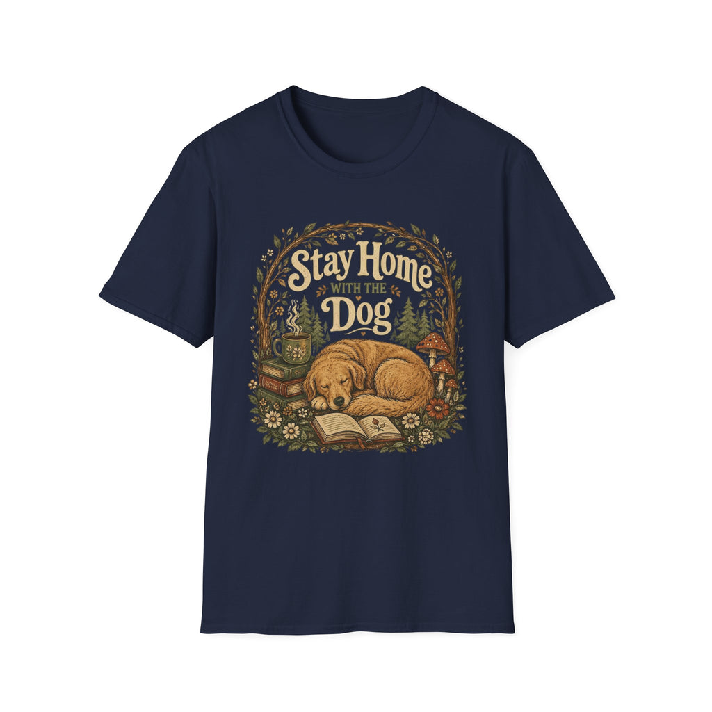 Stay Home With The Dog T-Shirt