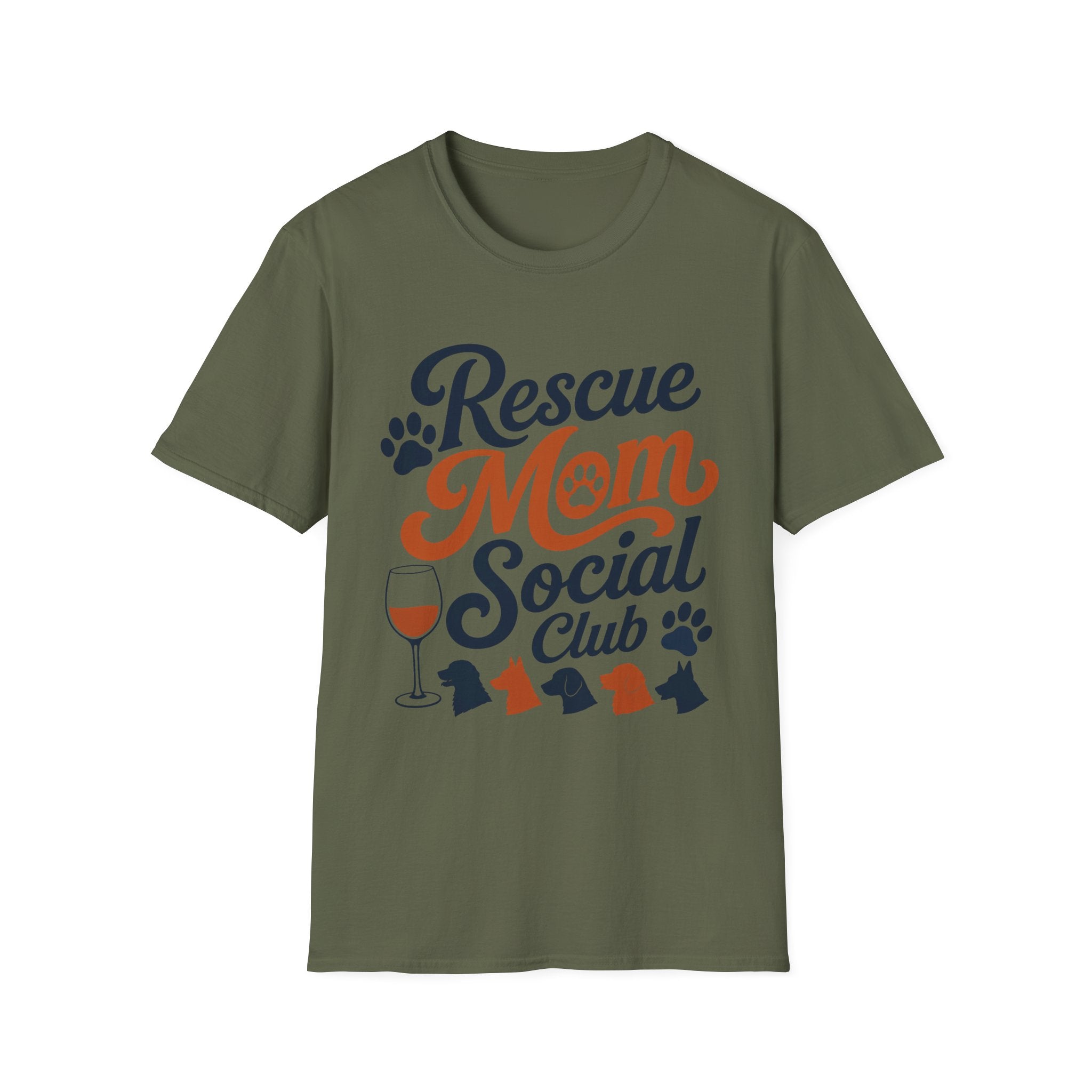 Rescue Mom Social Club T-Shirt