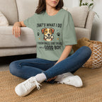 That's What I Do Throw Balls Give Treats Who's A Good Boy T-Shirt