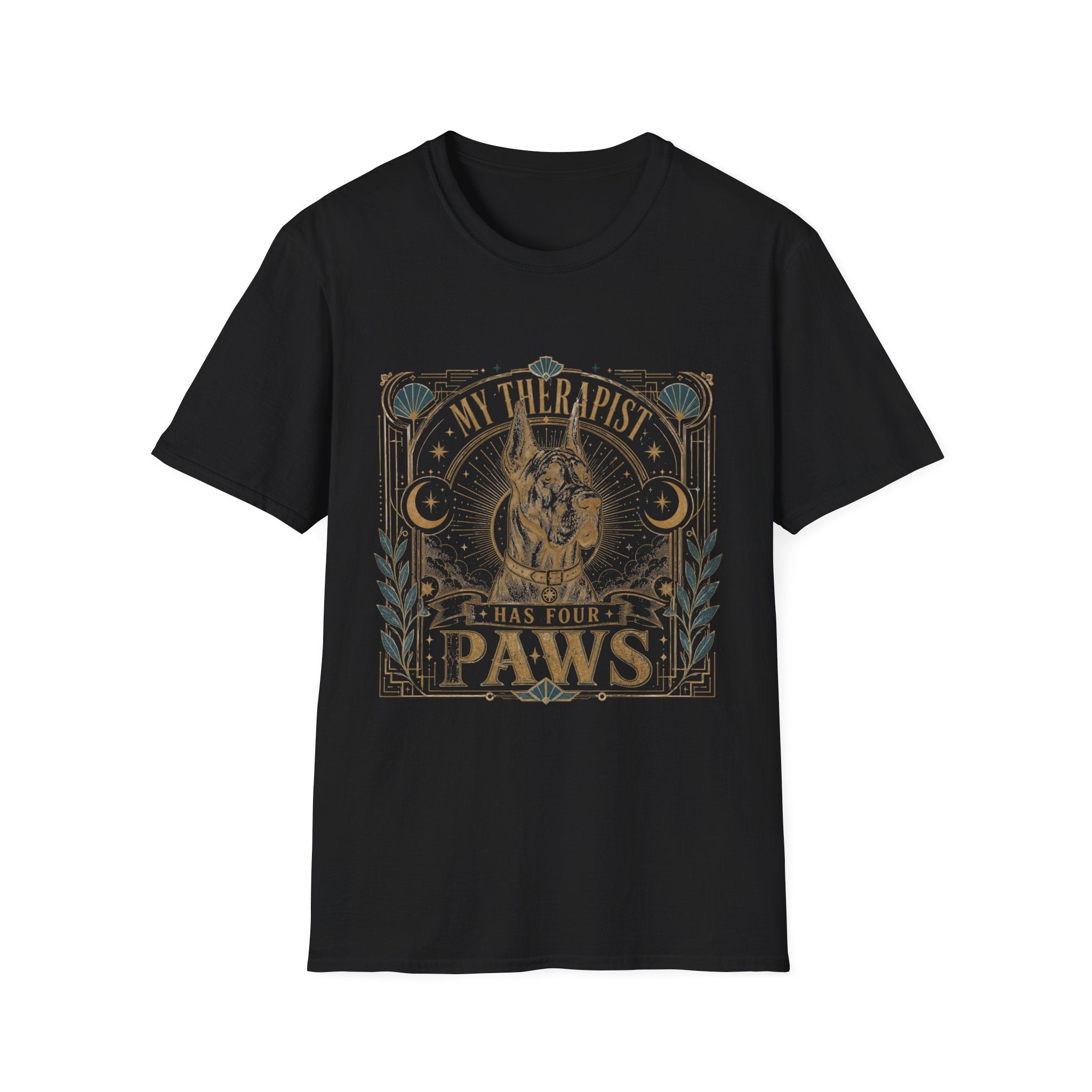 Great Dane My Therapist Has Four Paws T-Shirt