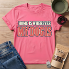 Home Is Text T-Shirt