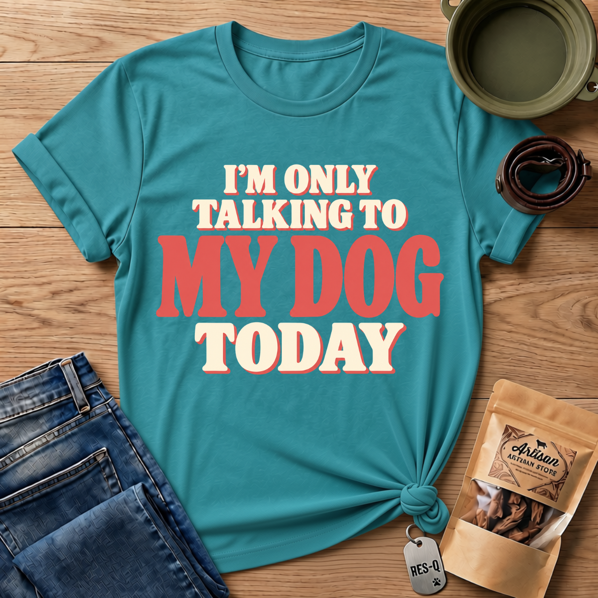 Only Talking Text T-Shirt
