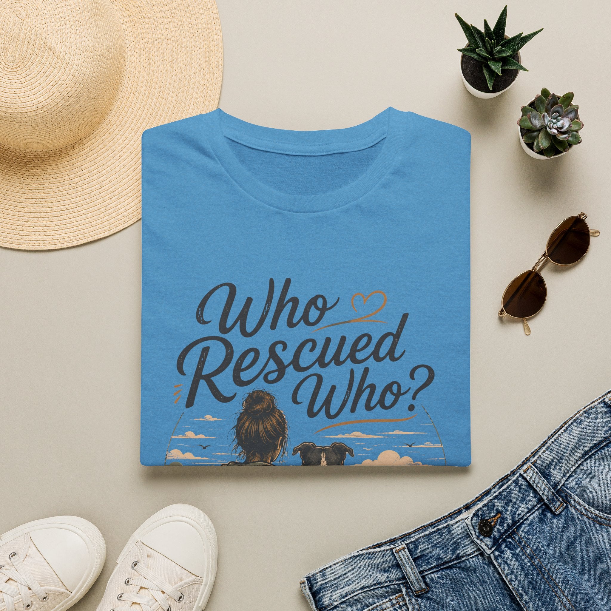 Who Rescued Who T-Shirt