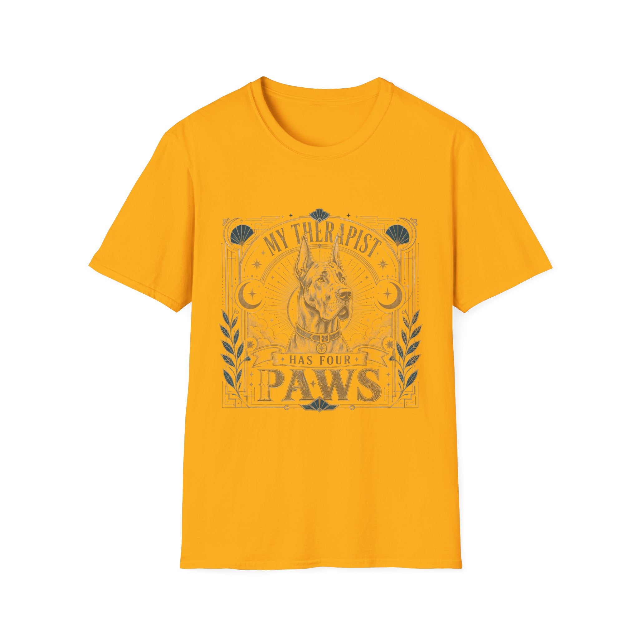 Great Dane My Therapist Has Four Paws T-Shirt