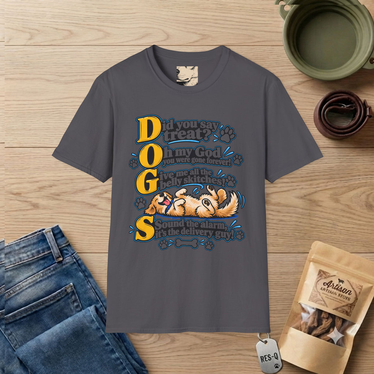 Gold DOGS T-Shirt