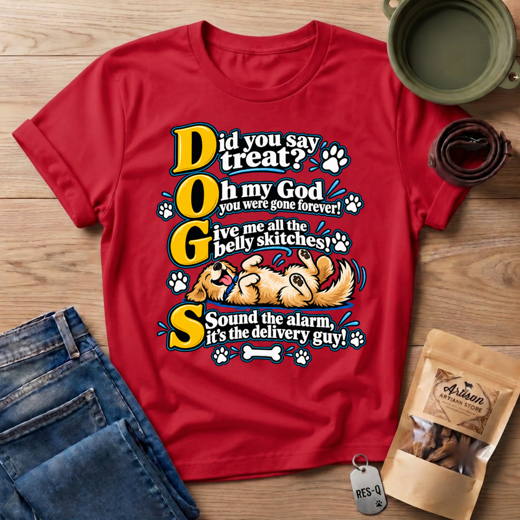 Gold DOGS T-Shirt