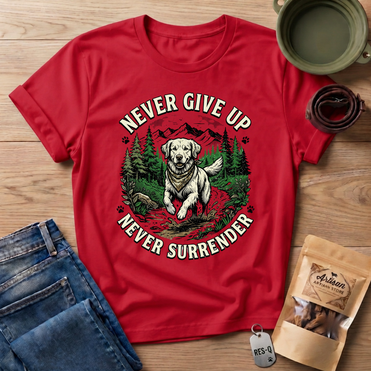 Rugged Never Surrender T-Shirt