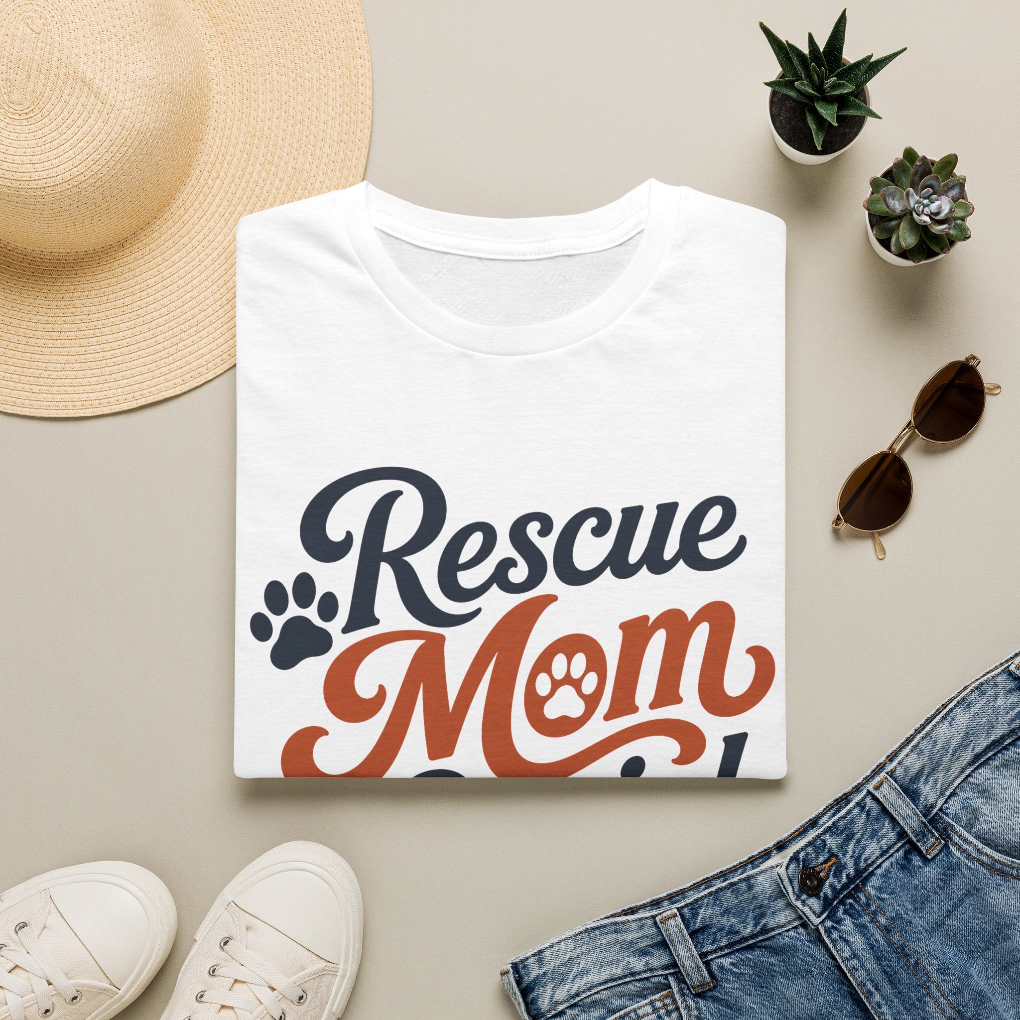 Rescue Mom Social Club T-Shirt