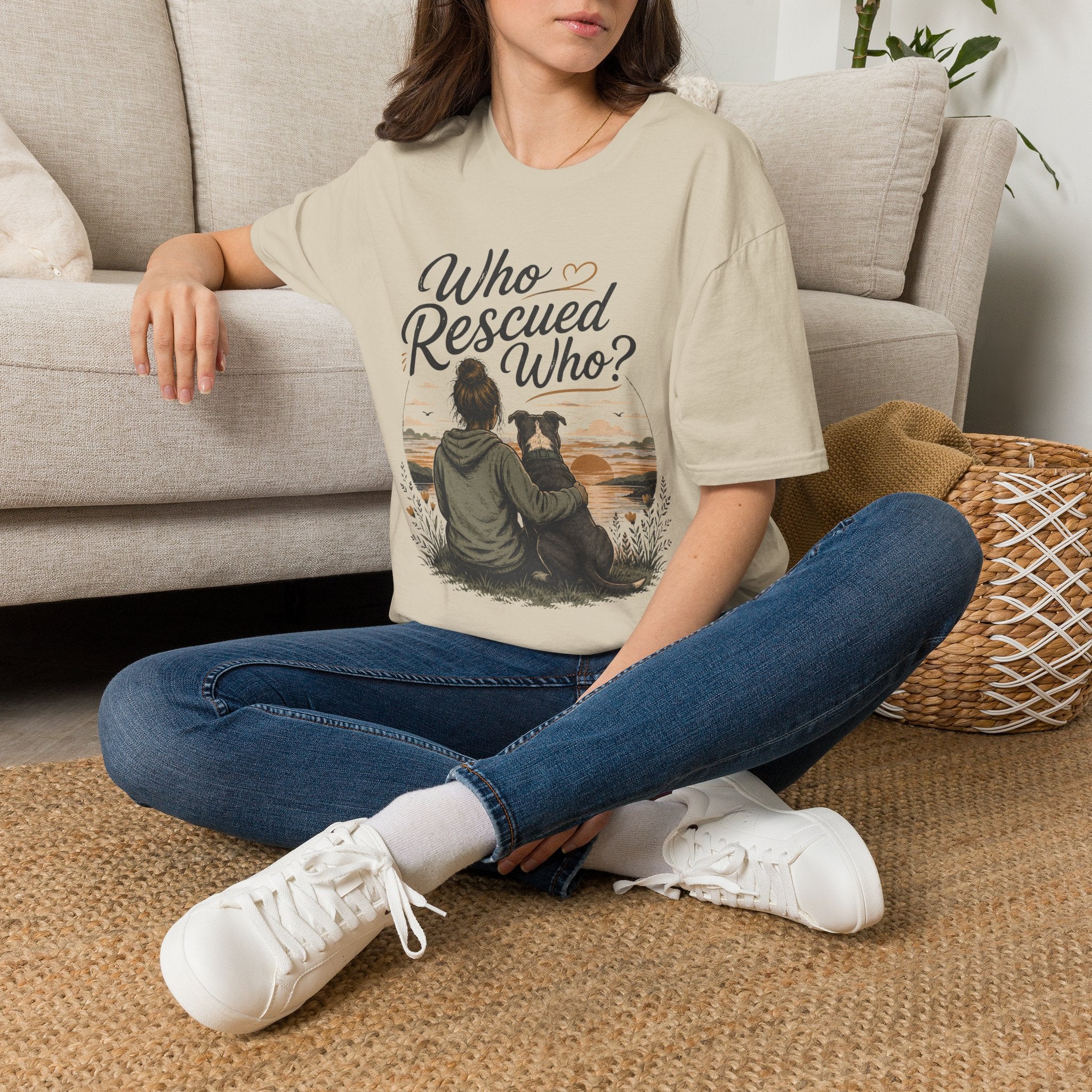 Who Rescued Who T-Shirt