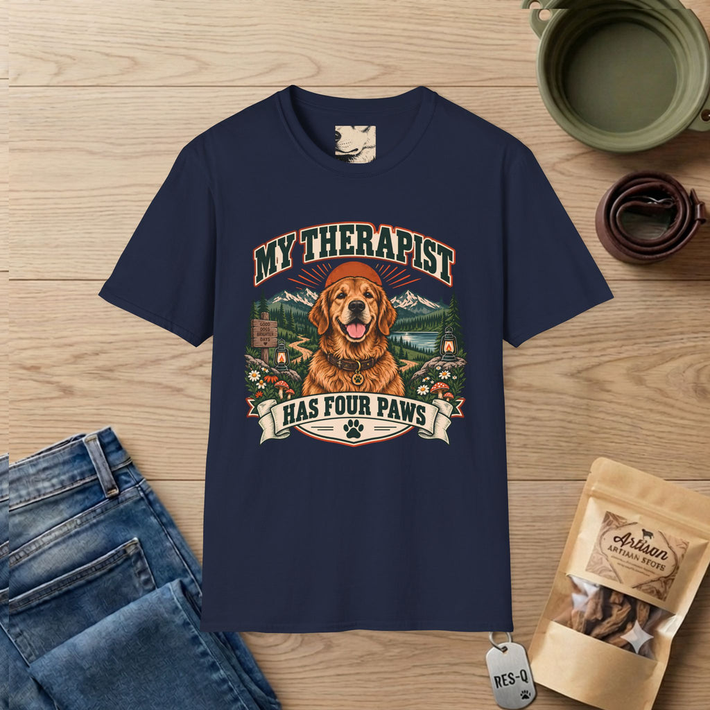 Golden Retriever Therapist T-Shirt
