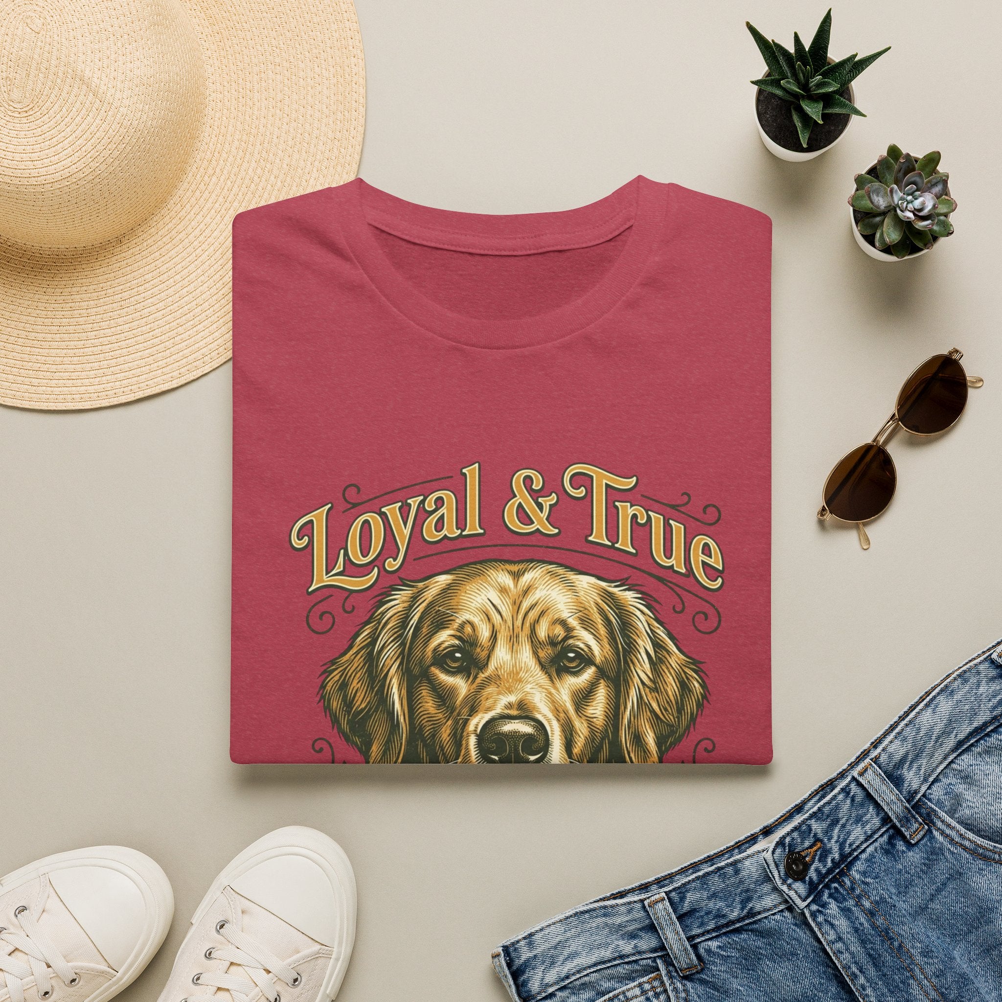 Loyal and True Golden Retriever T-Shirt
