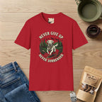 Rugged Never Give Up Never Surrender T-Shirt