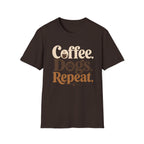 Coffee Dogs Repeat T-Shirt
