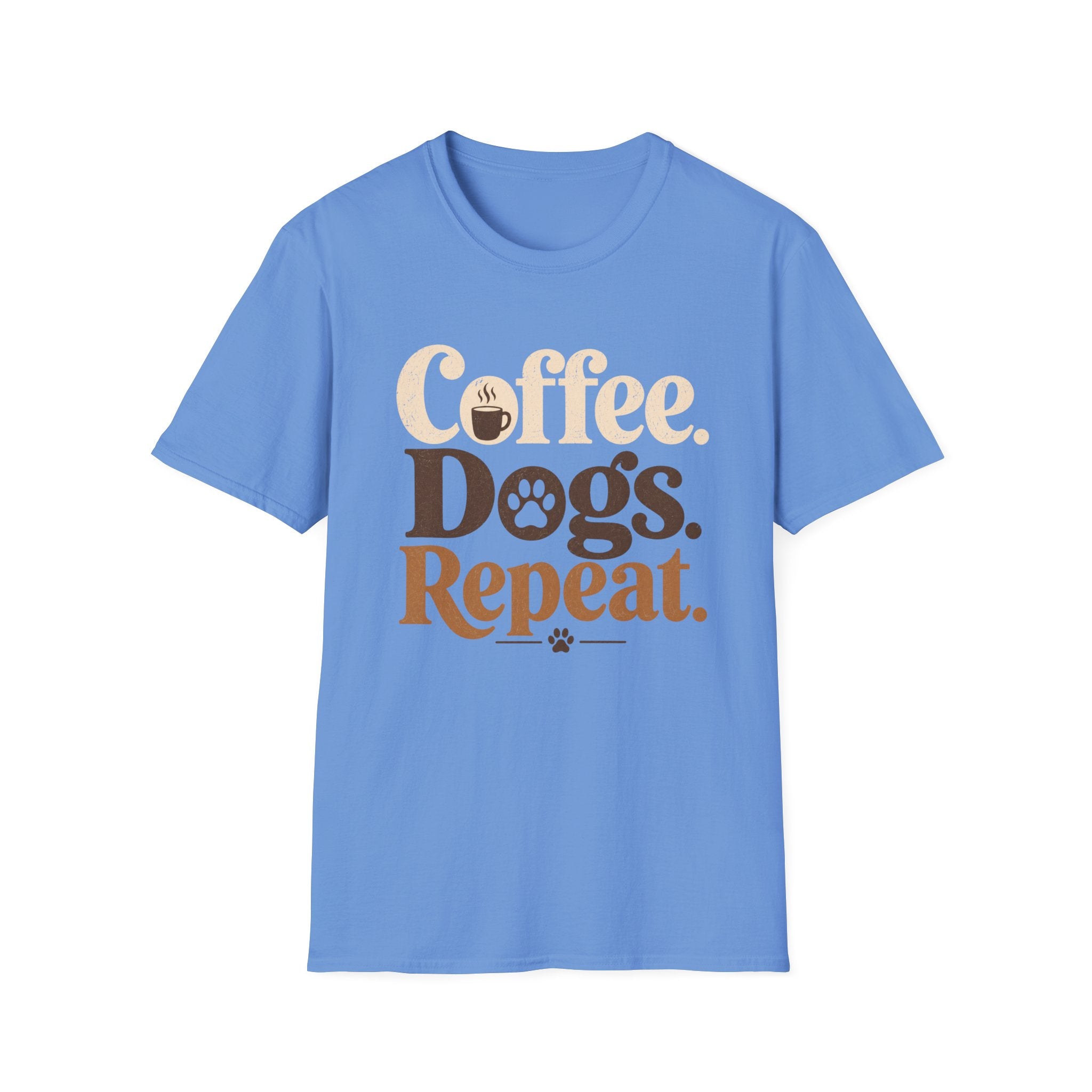 Coffee Dogs Repeat T-Shirt