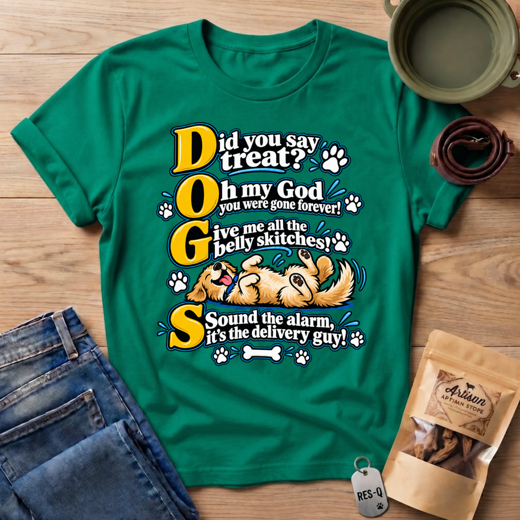 Gold DOGS T-Shirt