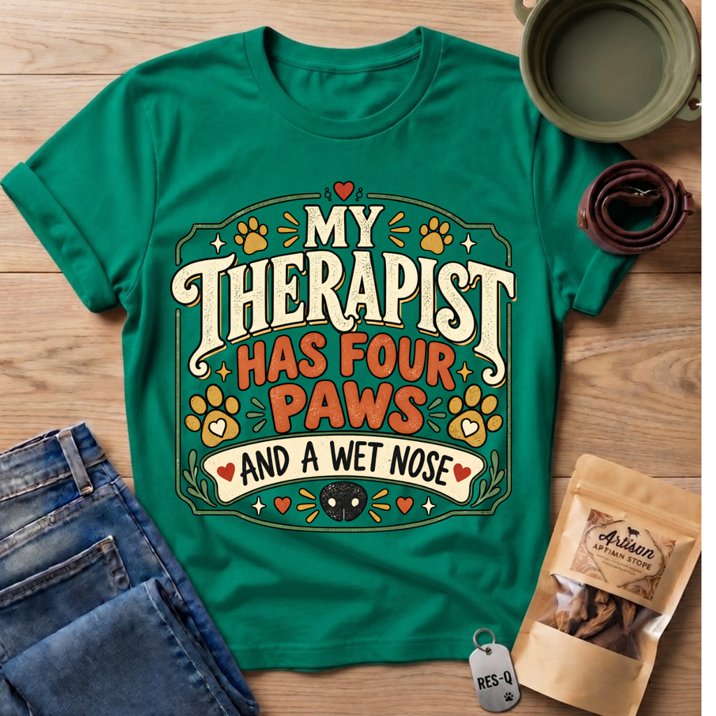 Four Paws Therapist T-Shirt