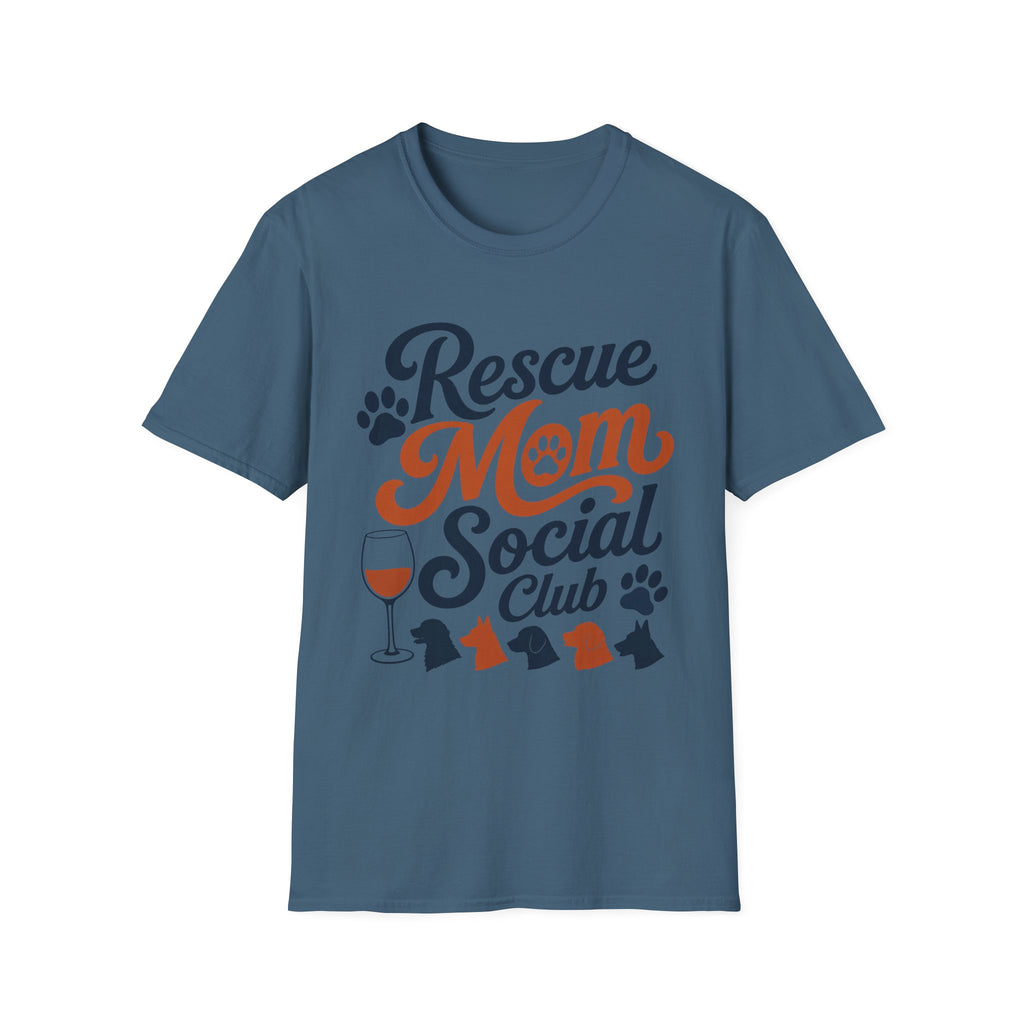 Rescue Mom Social Club T-Shirt