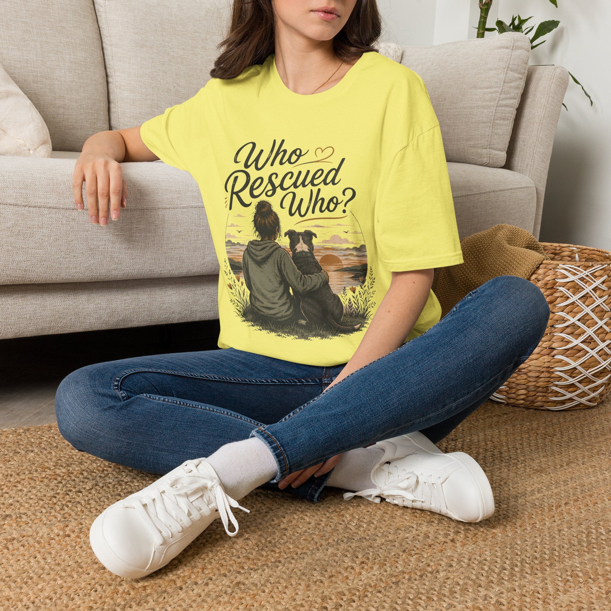 Who Rescued Who T-Shirt