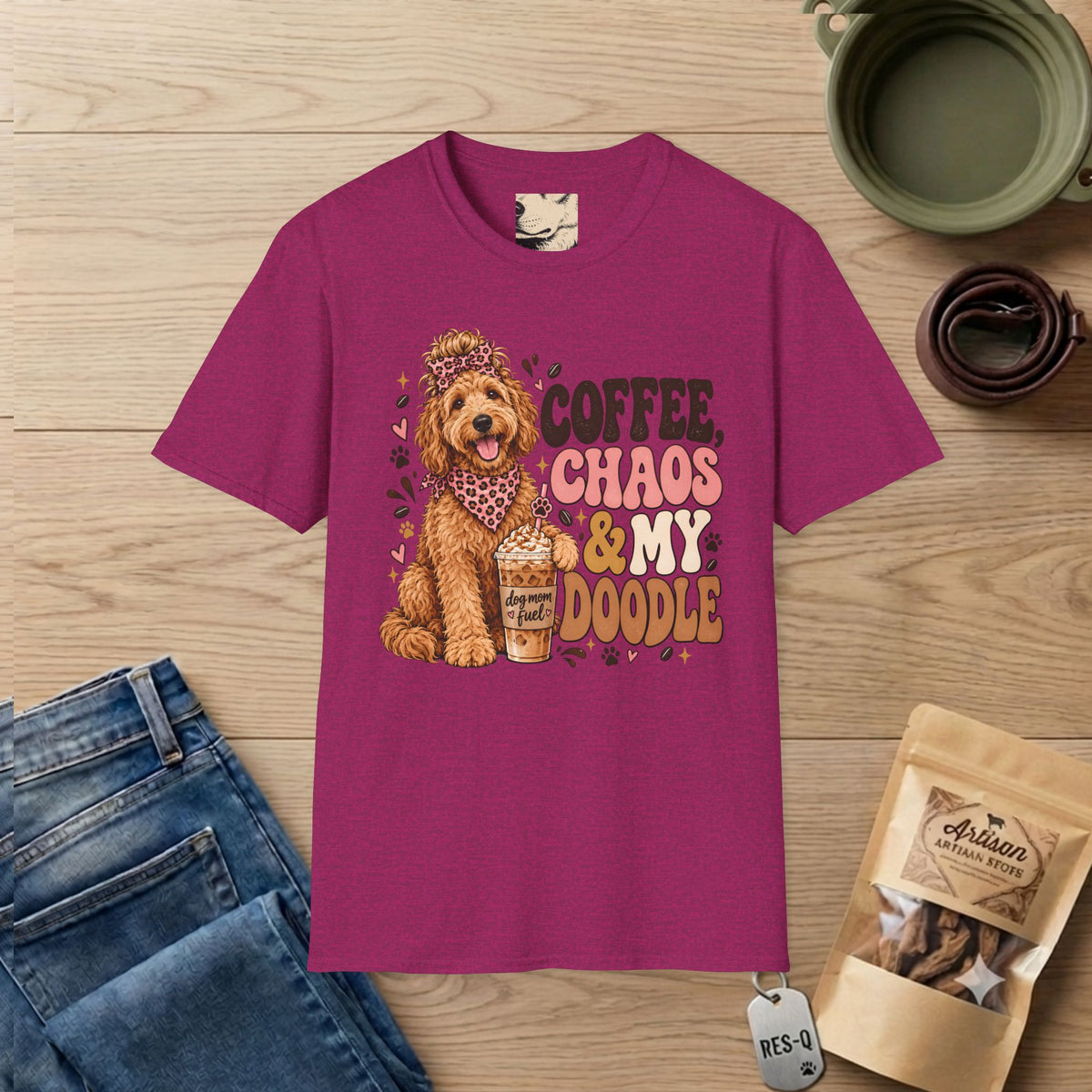 Coffee Doodle Mom T-Shirt