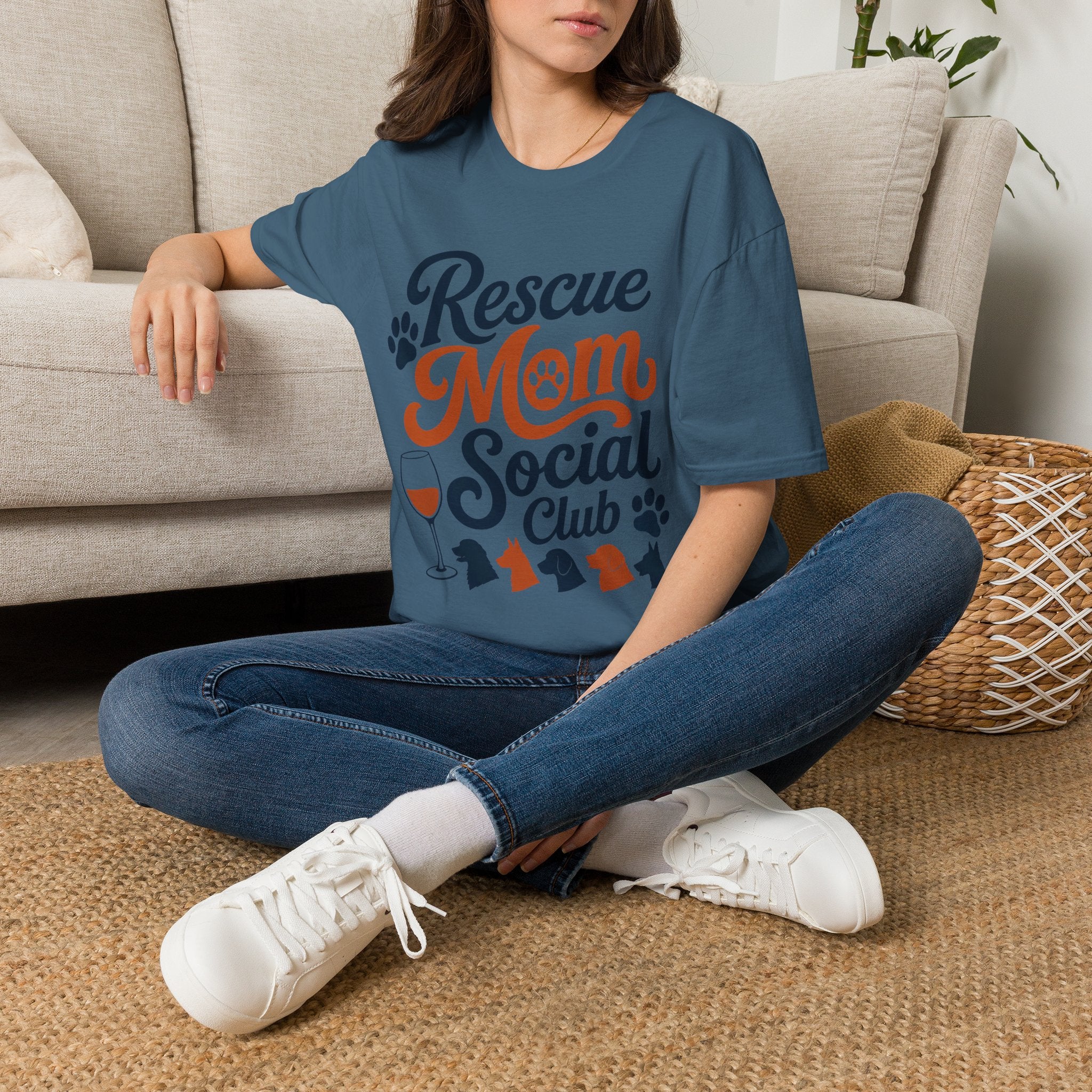 Rescue Mom Social Club T-Shirt