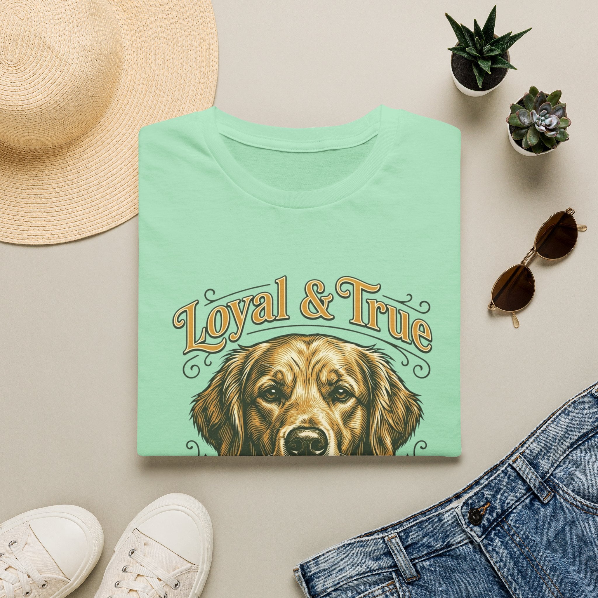 Loyal and True Golden Retriever T-Shirt