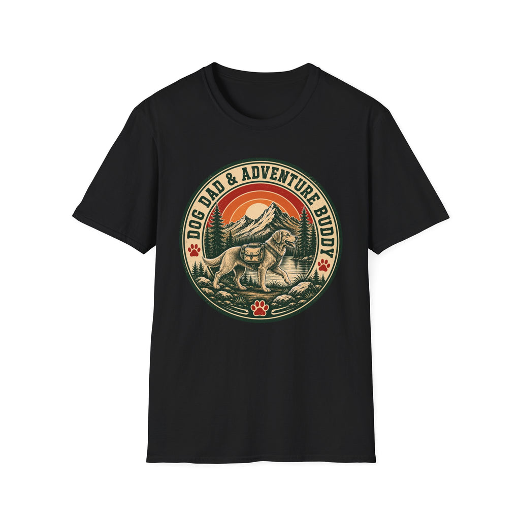 Dog Dad Adventure Buddy T-Shirt