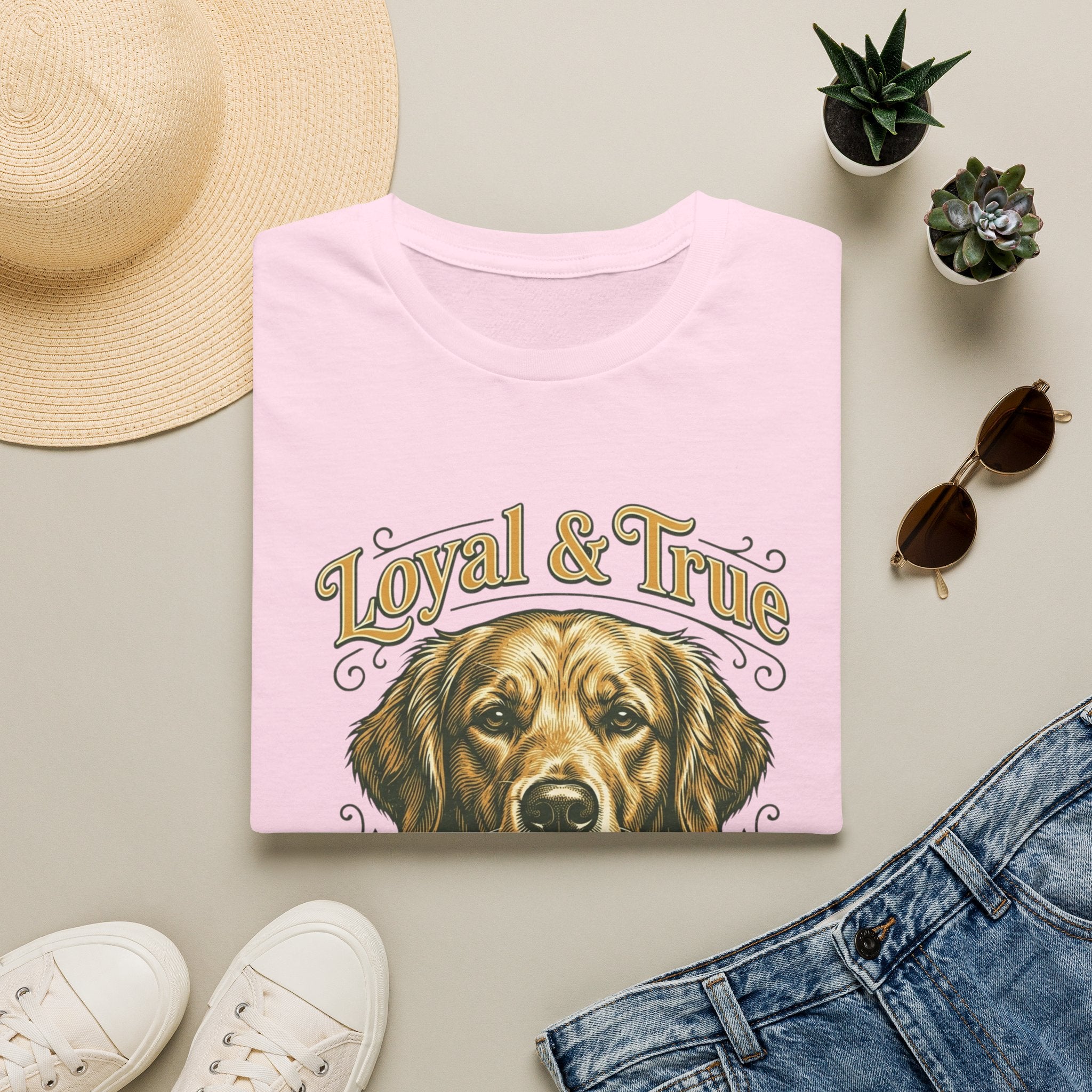 Loyal and True Golden Retriever T-Shirt