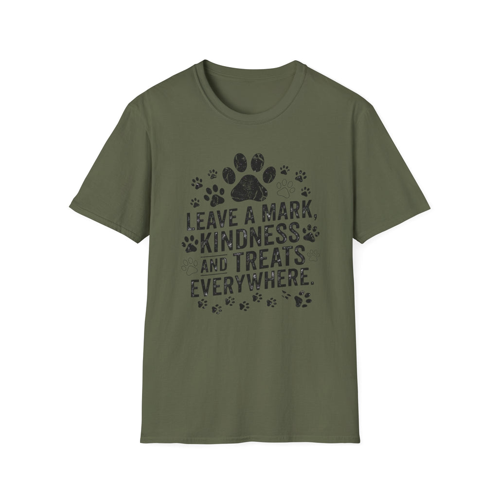 Leave A Mark Kindness And Treats Everywhere Dark Graphic T-Shirt