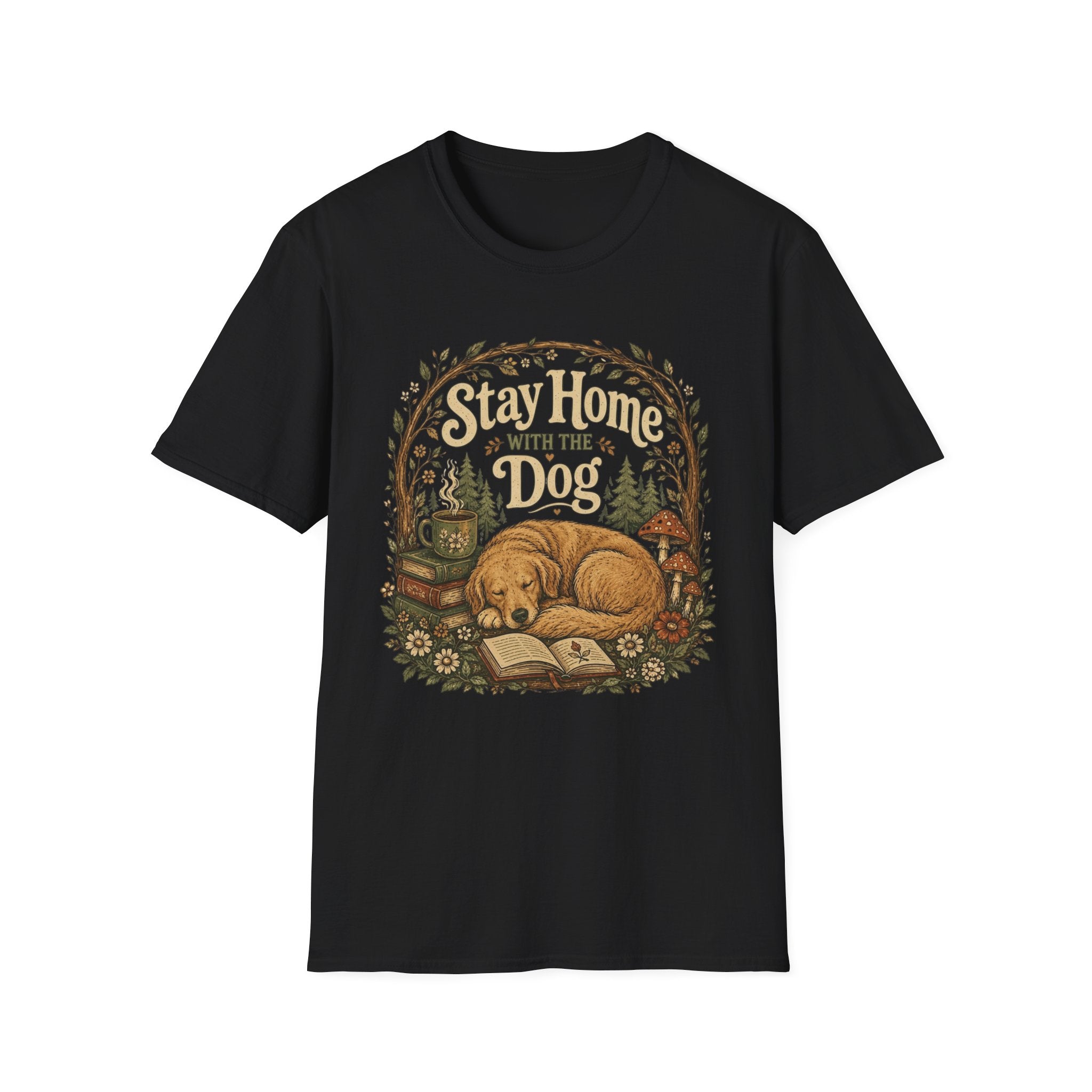 Stay Home With The Dog T-Shirt