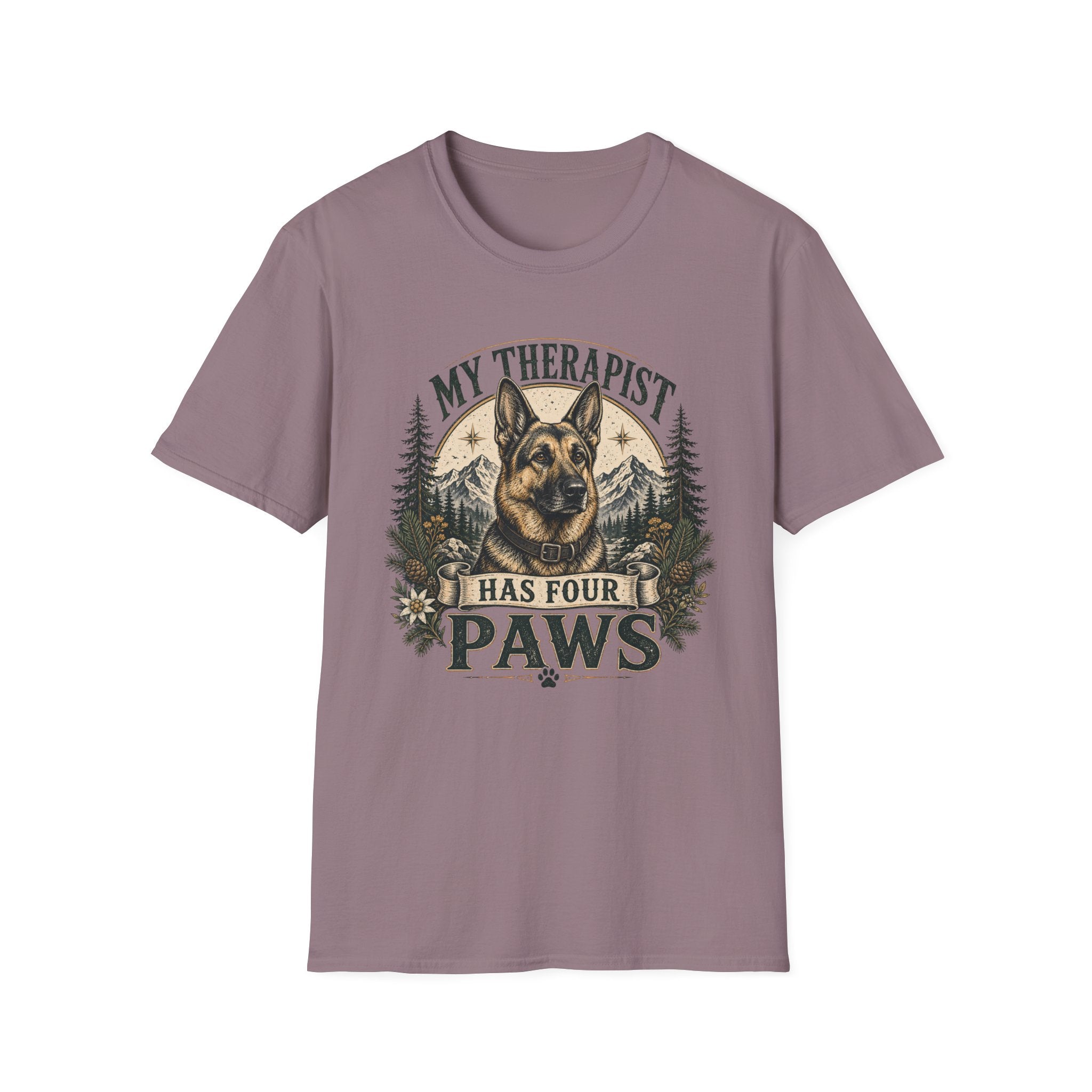 German Shepherd My Therapist Has Four Paws T-Shirt