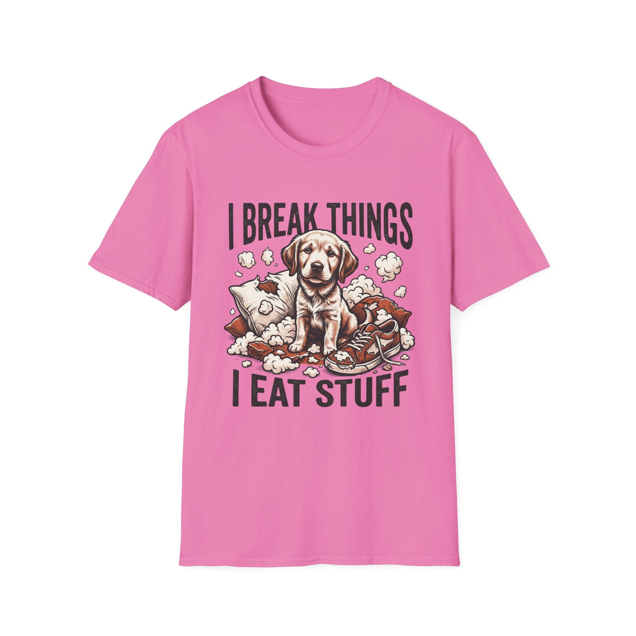 I Break Things I Eat Stuff Puppy T-Shirt