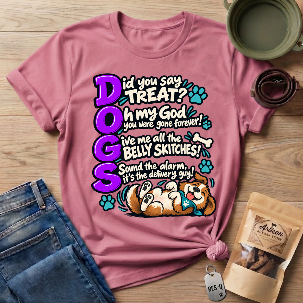Violet DOGS   T-Shirt