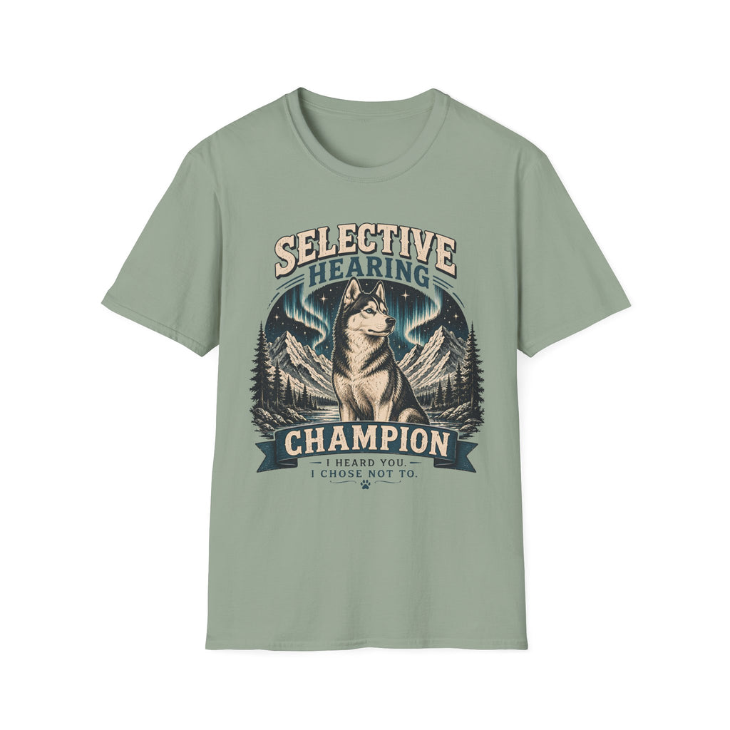 Selective Hearing 2 Dog T-Shirt