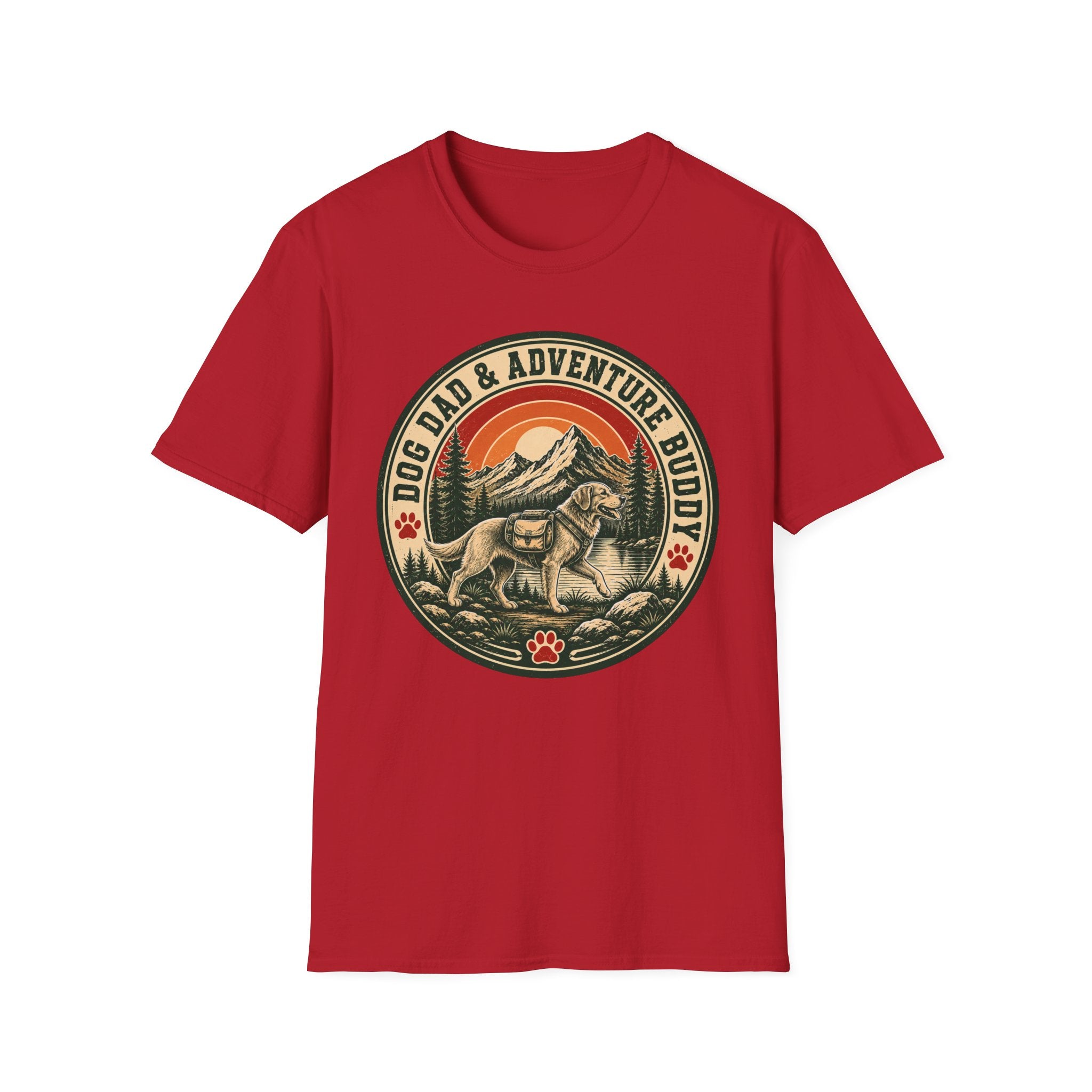 Dog Dad Adventure Buddy T-Shirt
