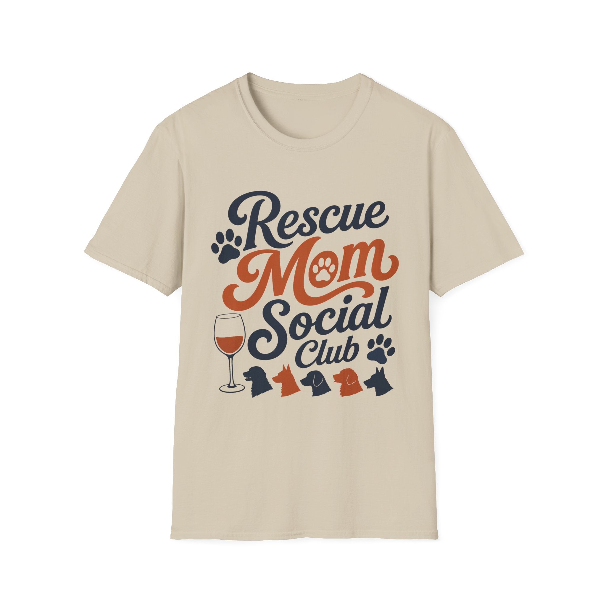 Rescue Mom Social Club T-Shirt