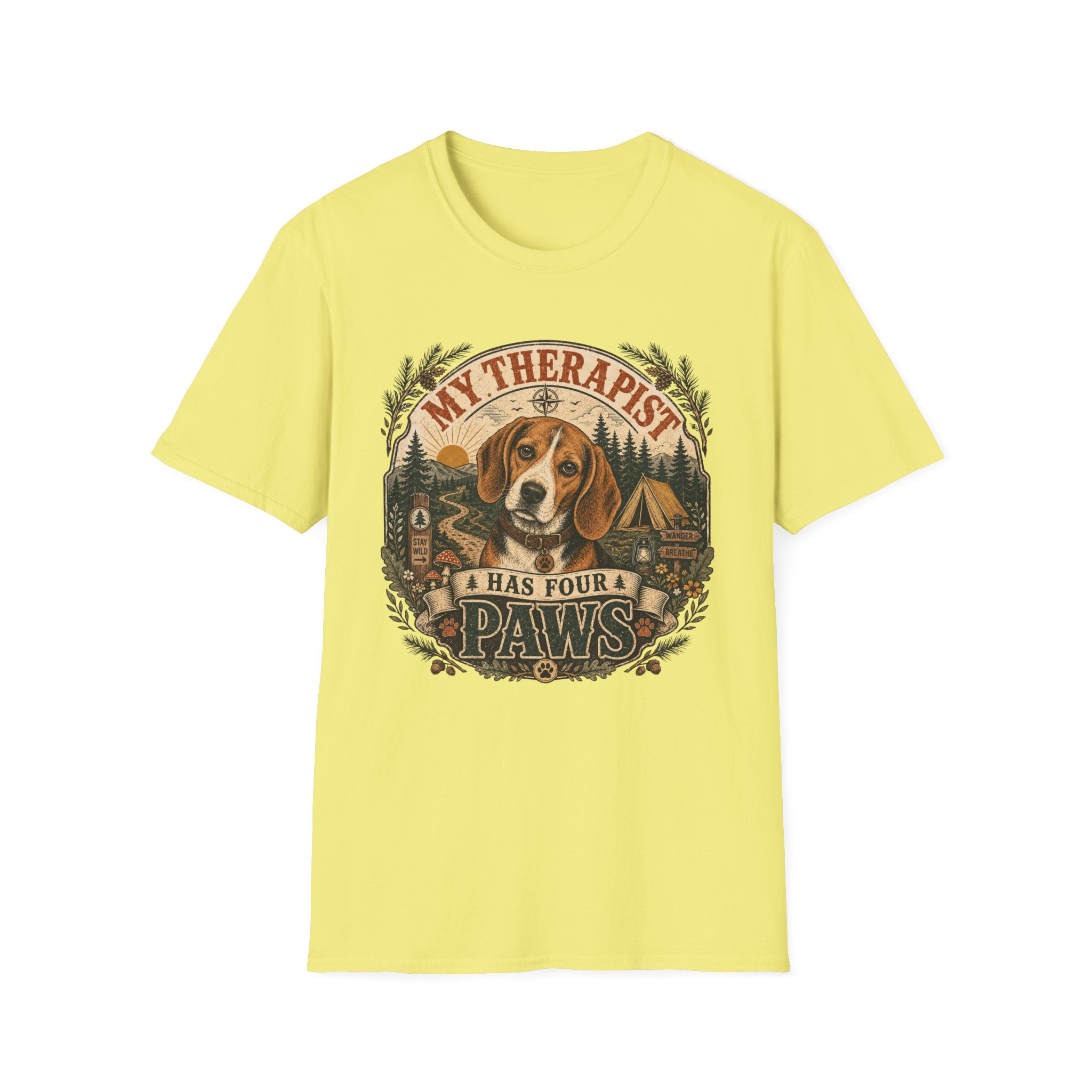Beagle My Therapist Has Four Paws T-Shirt