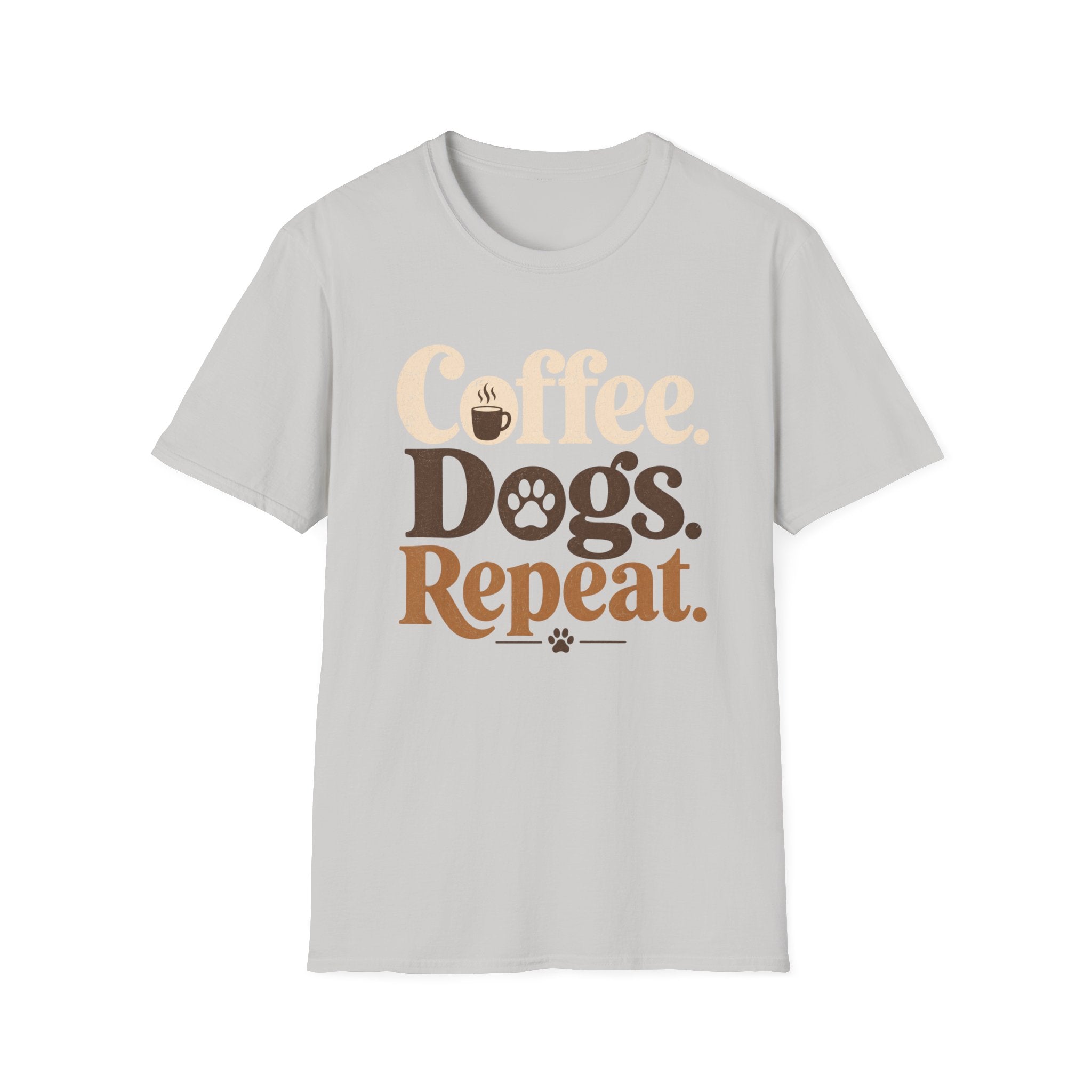 Coffee Dogs Repeat T-Shirt